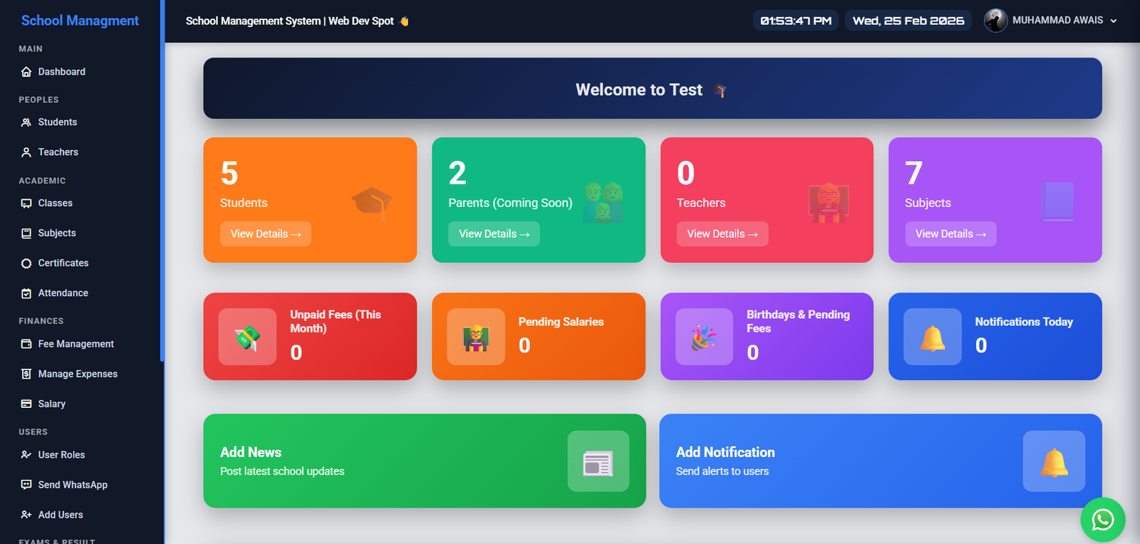 school managmnet software
