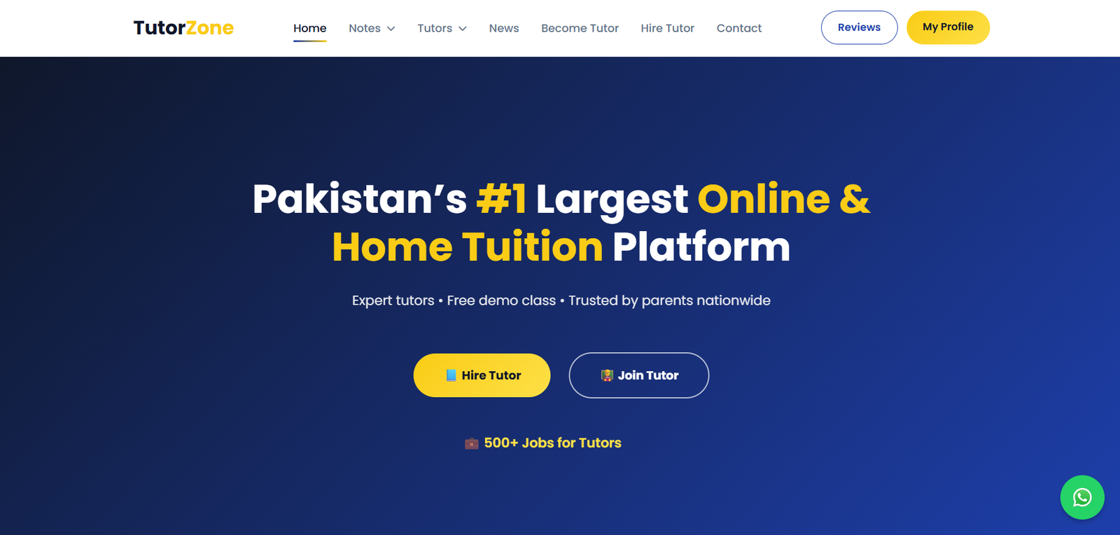 tutorzone website